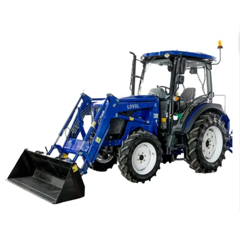 tractor with loader 4 wheel drive agricultural tractor