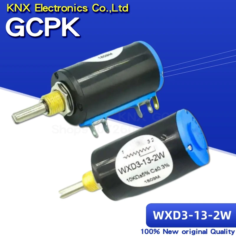 1PCS WXD3-13-2W 10K ohm WXD3-13 2W Wirewound Potentiometer Rotary side Rotary Multiturn