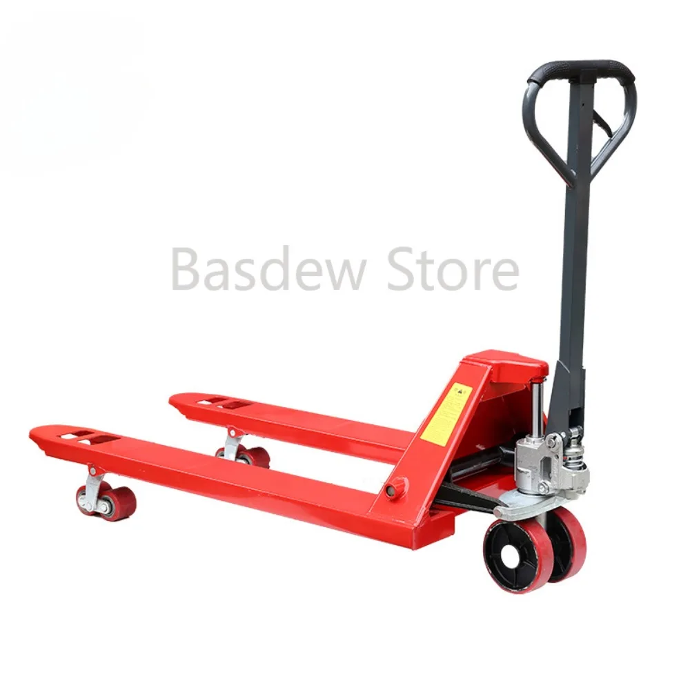 

3 Tons Manual Trailer Forklift Lengthened Widened Lifting Logistics Pallet Truck Manual Hydraulic Manually-Operated Forklift