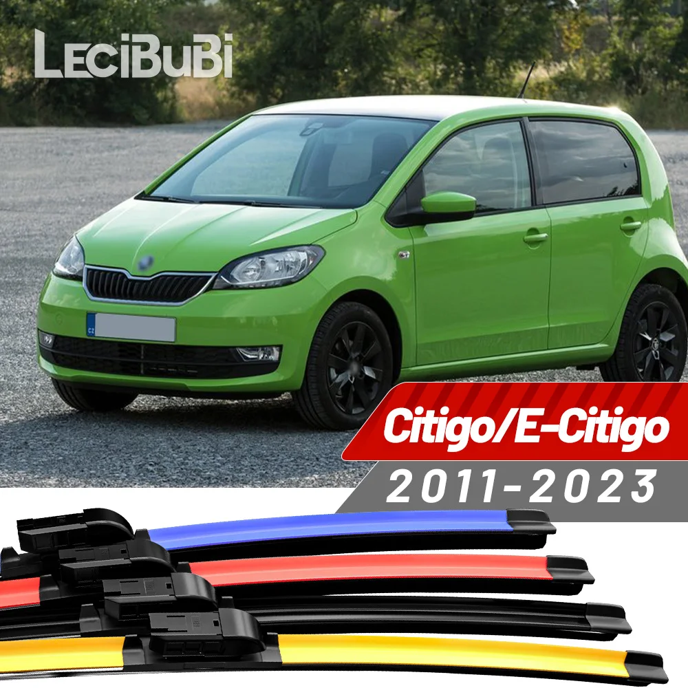 2 Stück für Skoda Citigo E-Citigo 2011–2023 2016 2017 2018 2019 2020 2021 2022 Frontscheibenwischerblätter Scheibenwischer