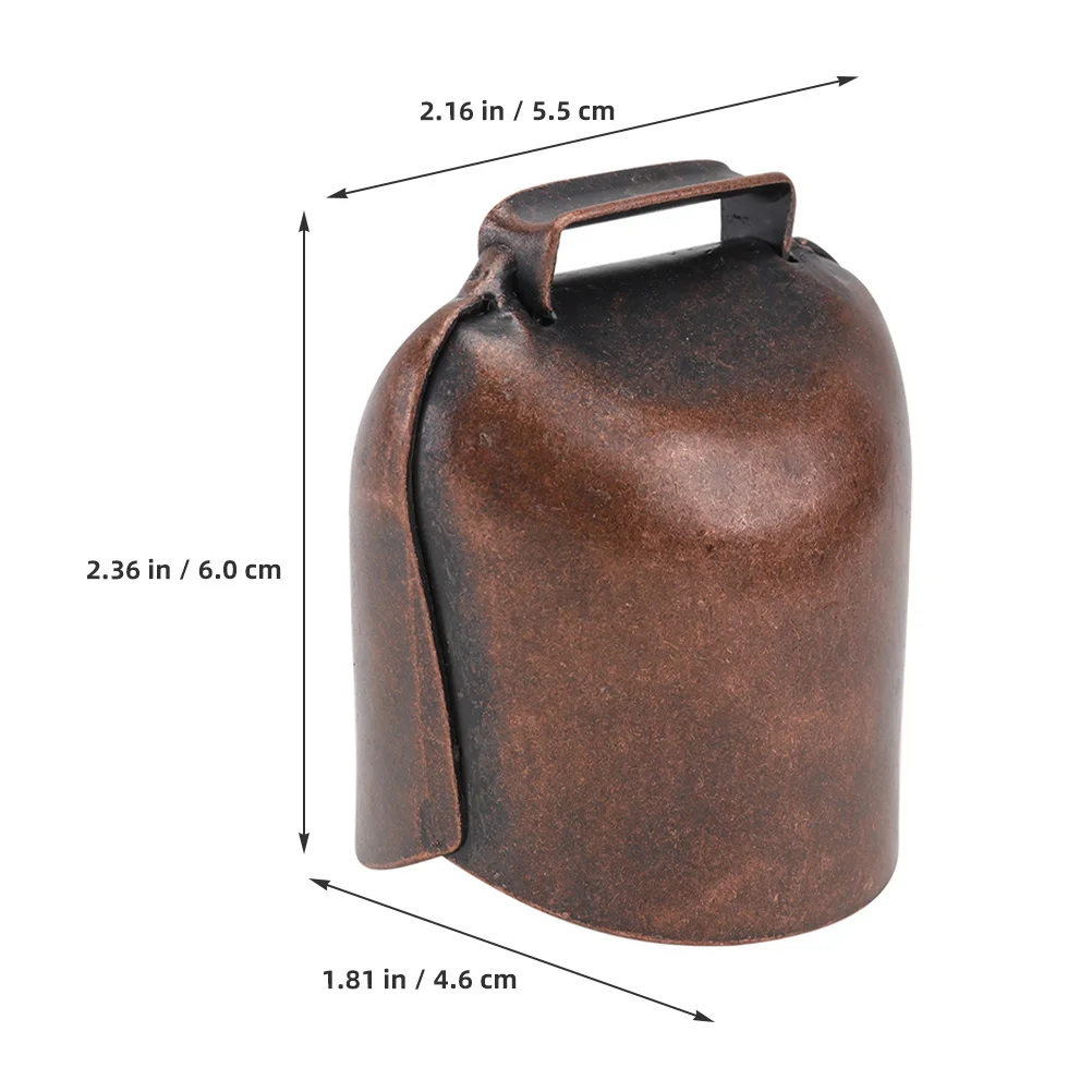 سميكة الحديد جرس البقرة الأغنام تصميم دائم بصوت عال واضح جرس الصوت للكلاب الماشية المشي لمسافات طويلة في الهواء الطلق استخدام أجراس لأطواق الكلاب #3