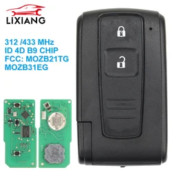 LIXIANG 2/3 Buttons 312/433MHz B9Chip for Toyota Prius 2004 -2009 Auto Smart Remote Control Key Fob FCC# MOZB21TG MOZB31EG