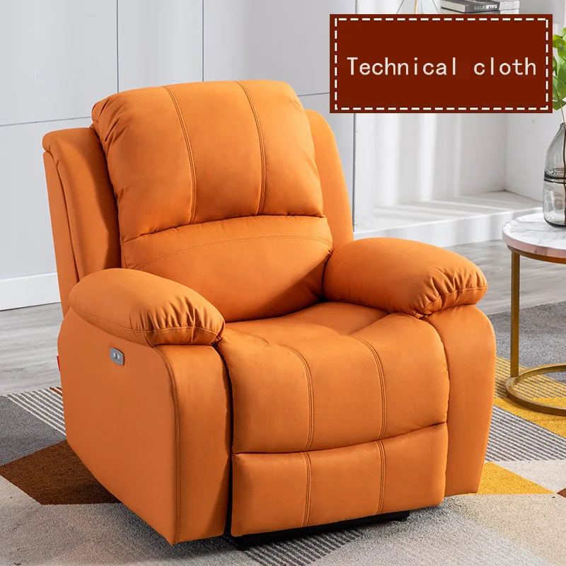 Space Capsule First-Class Home Theater Sofa Leather Single Person Lazy Electric Multifunctional Lounge Chair Manicure 669