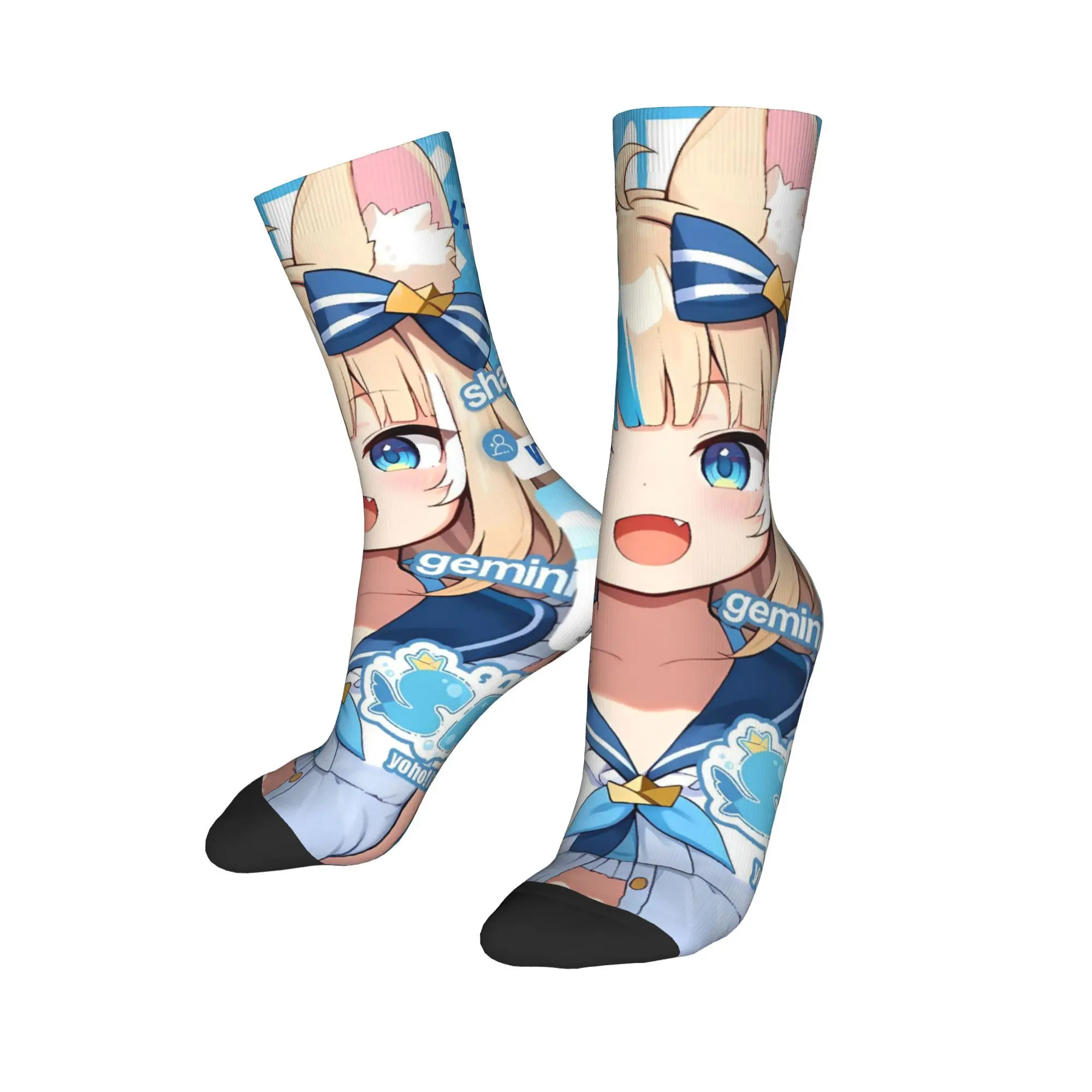 جوارب Sameko Saba جوارب مضحكة للخريف مضادة للانزلاق جوارب رجالية متوسطة ناعمة مطبوعة جوارب تزلج