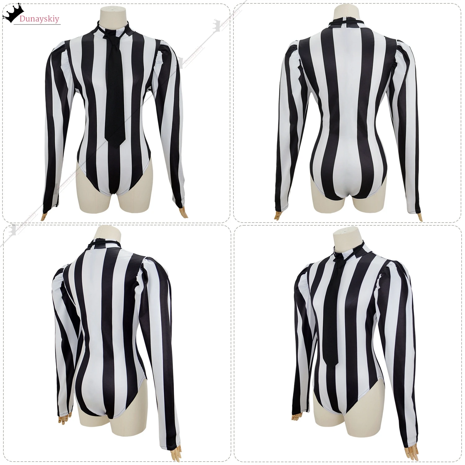 السيدات مثير القوطية تأثيري بذلة زي أبيض وأسود مخطط بذلة مخيف جوكر زي أنيمي بدلة حفلة s-2xl لعب الأدوار