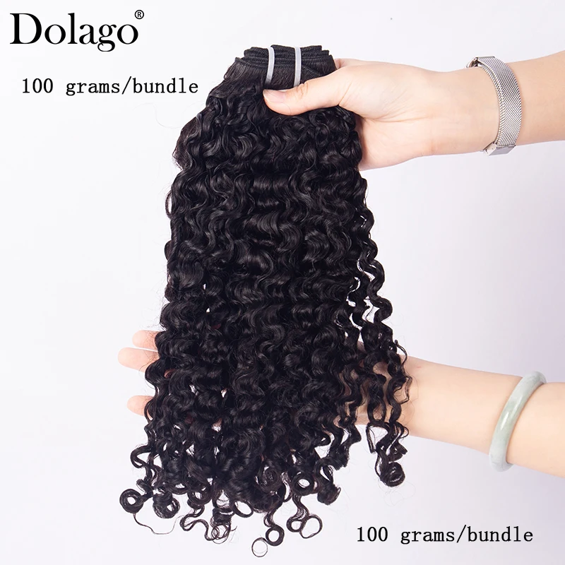 Juego de 3C 4A cabello birmano rizado virgen, extensión de cabello humano vietnamita sin procesar, tejido al por mayor 2