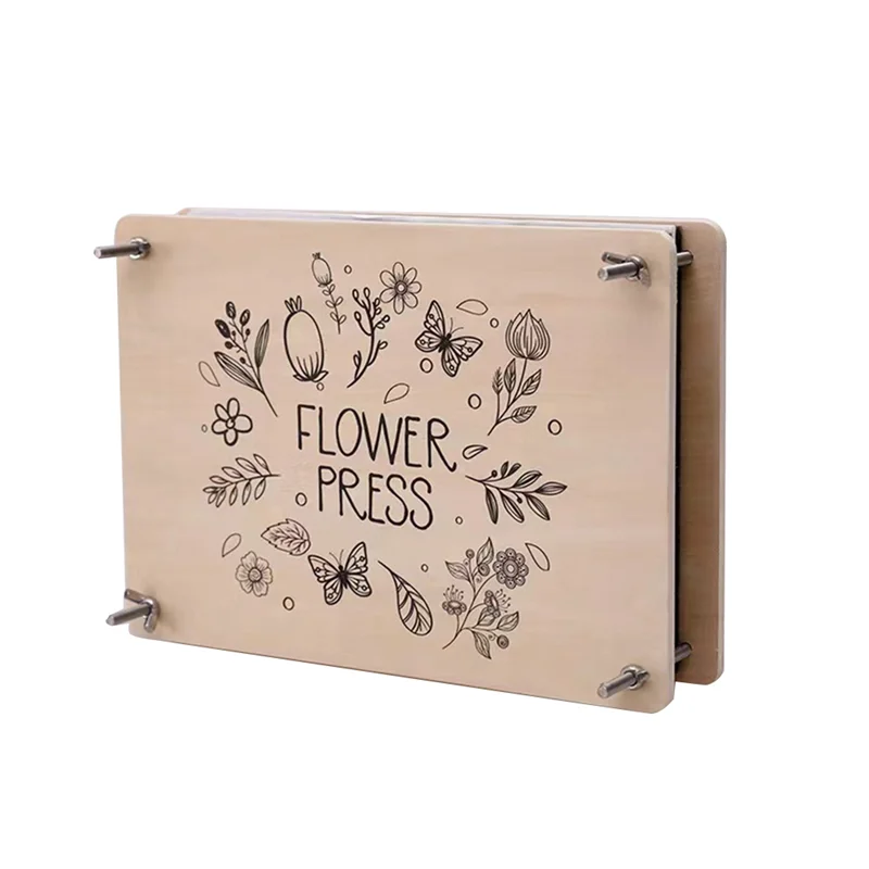 

AEE2-Professional Flower Press Kit, 30X21cm DIY Flower Pressing Kit For Adults To Making Dried Flower & Press Flowers Arts