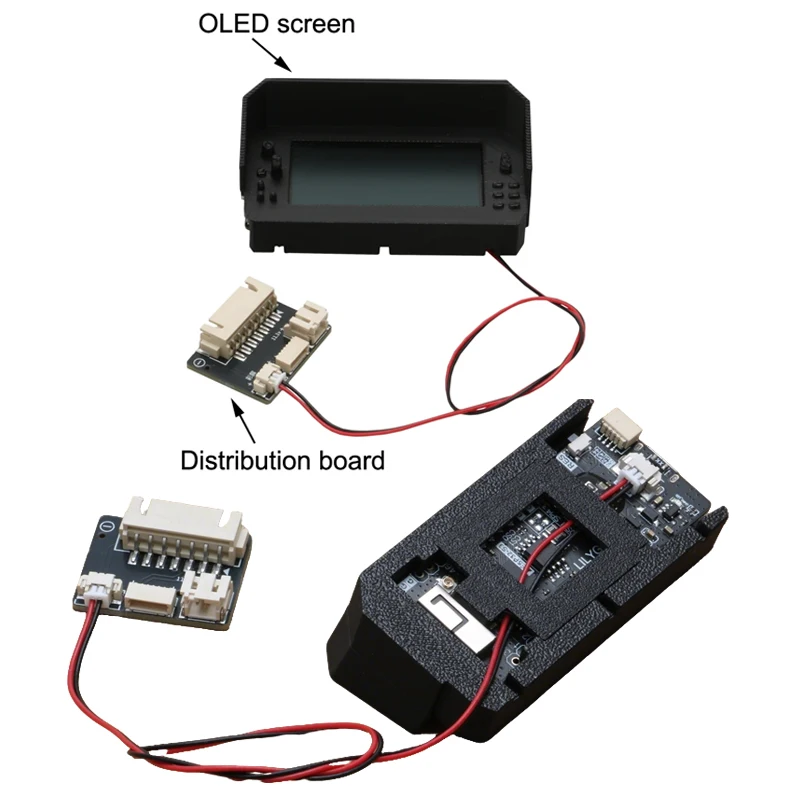 

1Set RC Fixed-Wing Cockpit Gauge Flight Instrument Dashboard with 1.9-inch OLED Screen Airspeed/Attitude/GPS Navigation Display