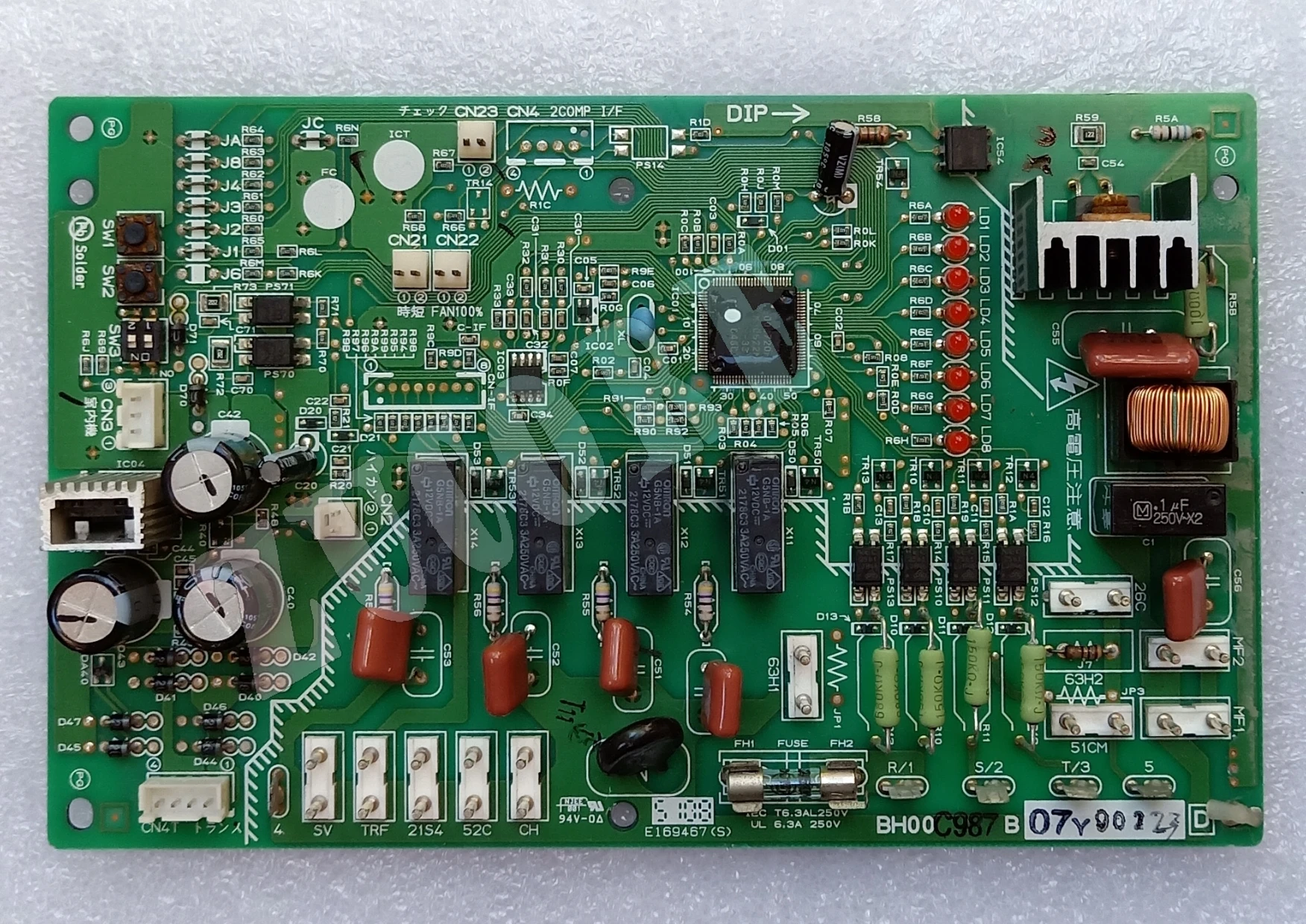 

Основная плата электрического кондиционера Mitsubishi BH00C987 B07Y 00223 Внутренняя основная плата RG00V001B