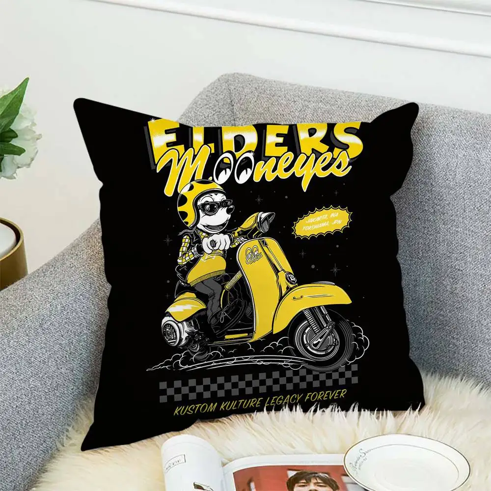 

Mooneyes Pillow Case Double-Sided Printing Cushion Cover 45x45 Decorative Cushions Sofa Home Decor Soft Pillowcase