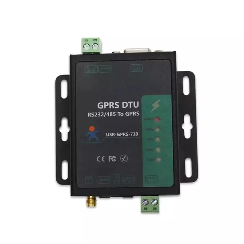 Industrial Cellular Modem Serial Port RS232 RS485 To GSM GPRS DTU Modem Converter USR-GPRS232-730