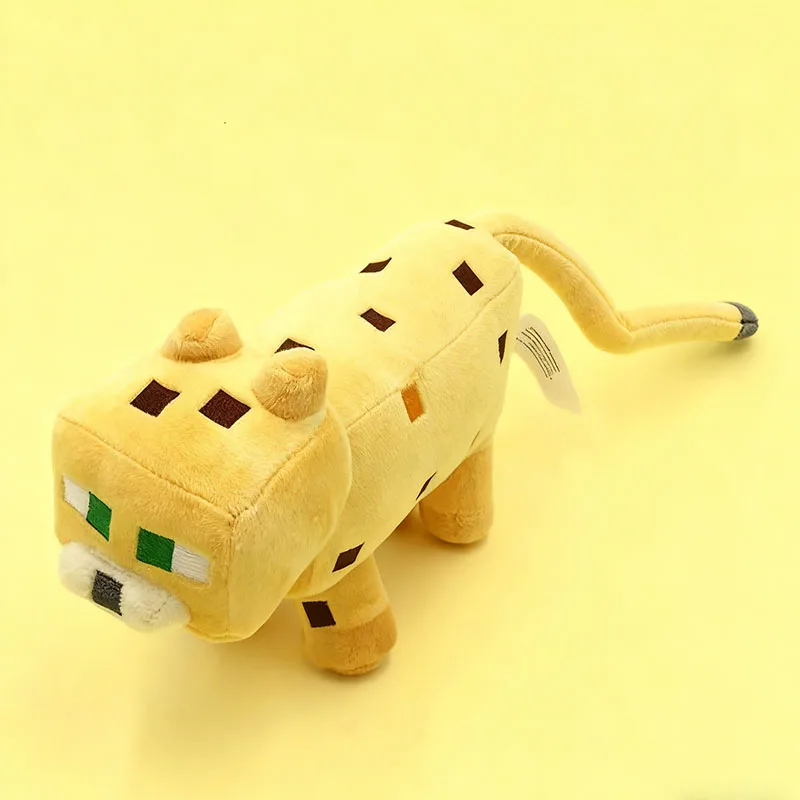45 cm Ocelot peluche douce peluche chat jaune poupée pour enfants Brinquedos cadeau pour enfants peluche Animal à collectionner