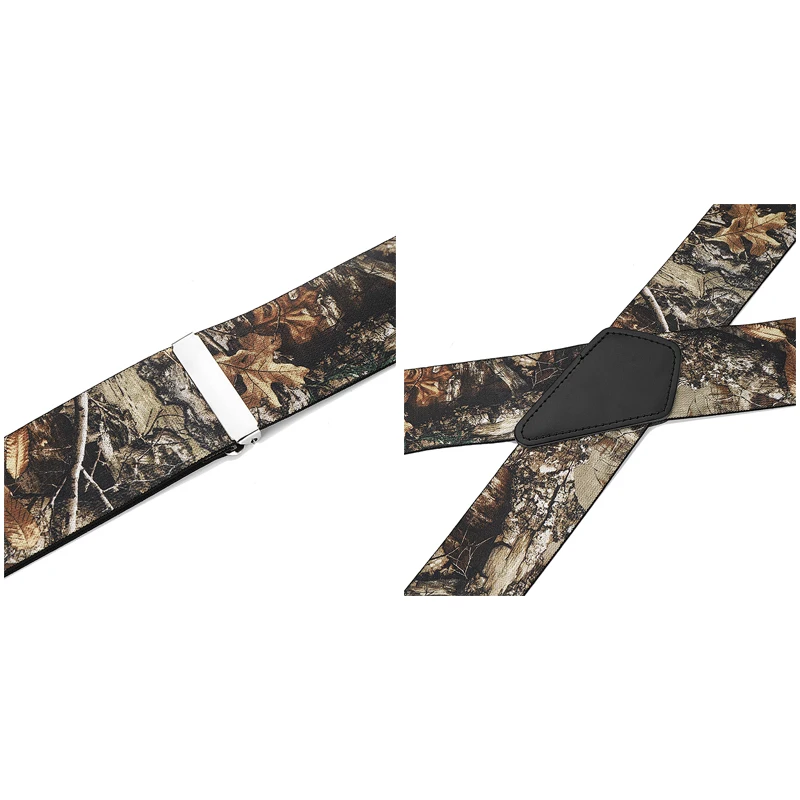 남성 정장 셔츠 네 클립 논슬립 나뭇잎 3 패턴 서스펜더