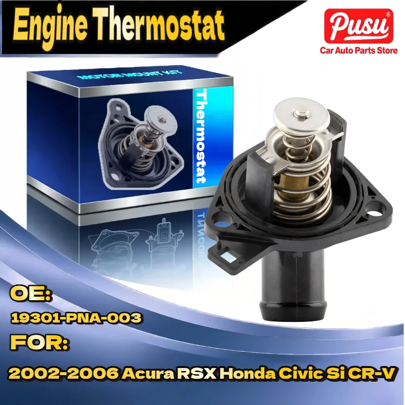 

Engine Coolant Thermostat Housing for Acura RSX 2002-2006 Honda Civic Si CR V OE 19301PNA003 1430814 33949 9025131