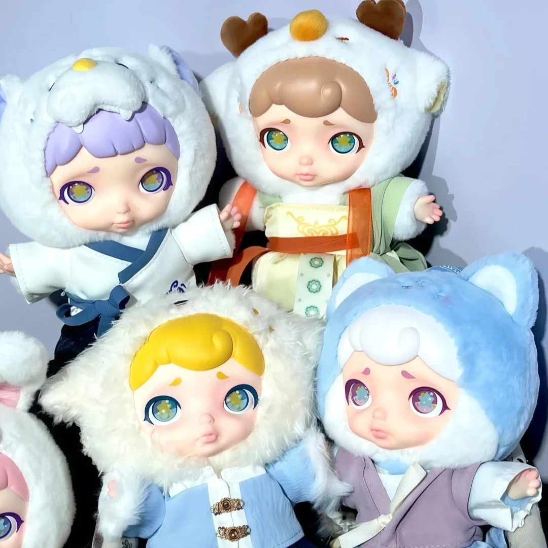 

Аутентичная серия LAURA Kyushu Spirit Beast, плюшевая слепая коробка, милая виниловая кукла ручной работы, подвеска, украшение, поп-сюрприз, игрушка в подарок