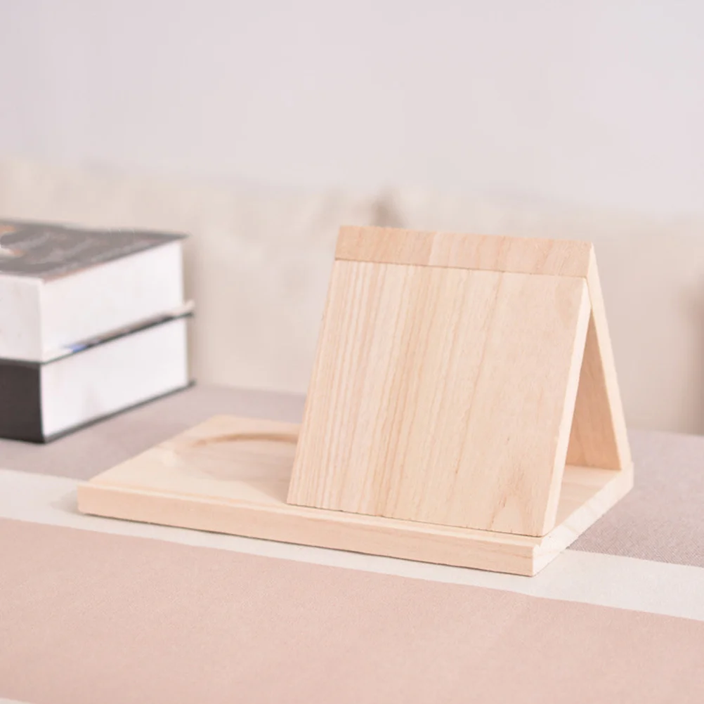 

Triangle Wood Book Stand Minimalist Bookshelf Freestanding Book Holder Storage Organizer for Books Home Shelf for Books