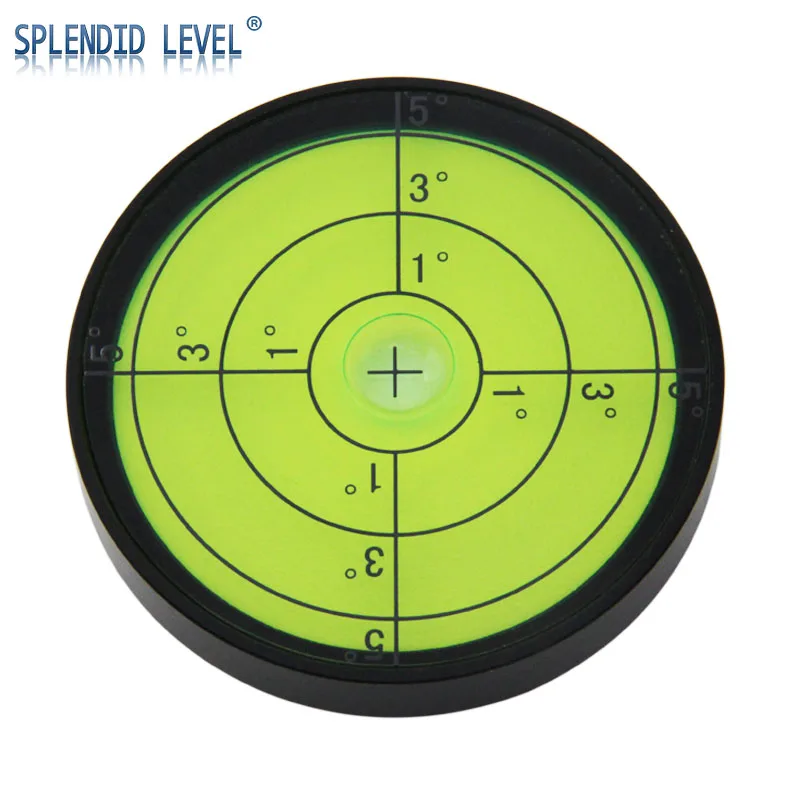 Metal universal Spirit Level high-precision 6010 circular liquid level gauge bubble size: 60 * 10mm