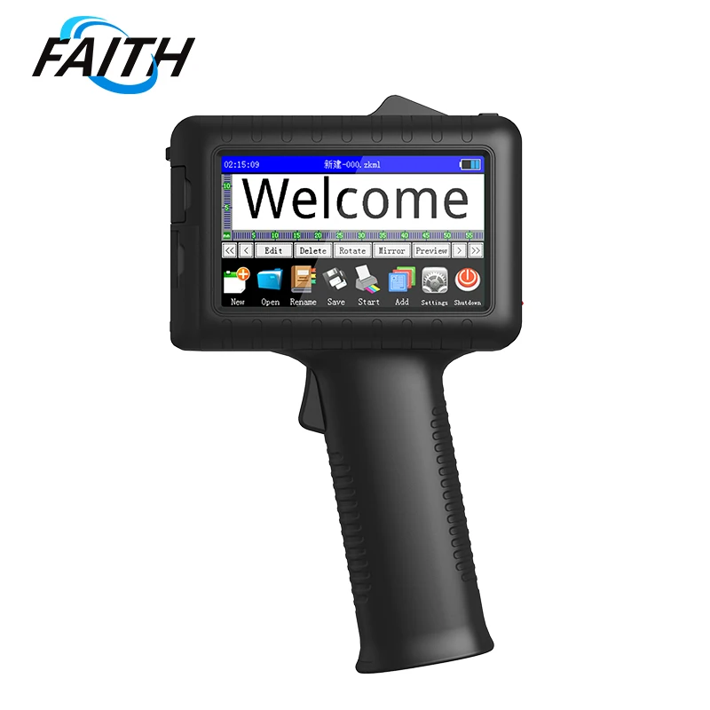 Imagem -03 - Faith-multifuncional Inkjet Printer Data e qr Code Printing Serial Number Coding Machine para Embalagem 127 Milímetros