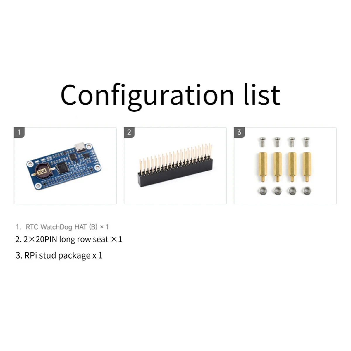 For Raspberry Pi RTC WatchDog HAT(B) Expansion Board Real Time Clock Onboard DS3231SN RTC Chip for Jetson Nano