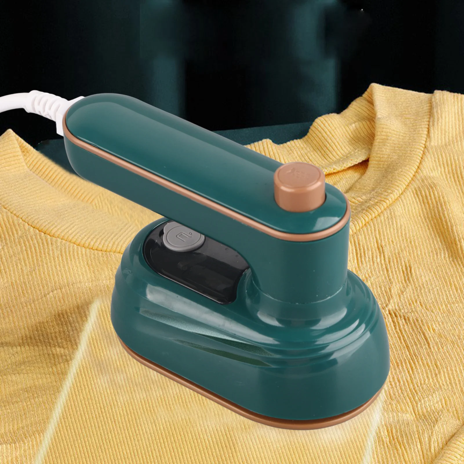 

Green Handheld Garment Steam Iron Wet Dry Dual Use Small Electric Clothing Steam Ironing Machine