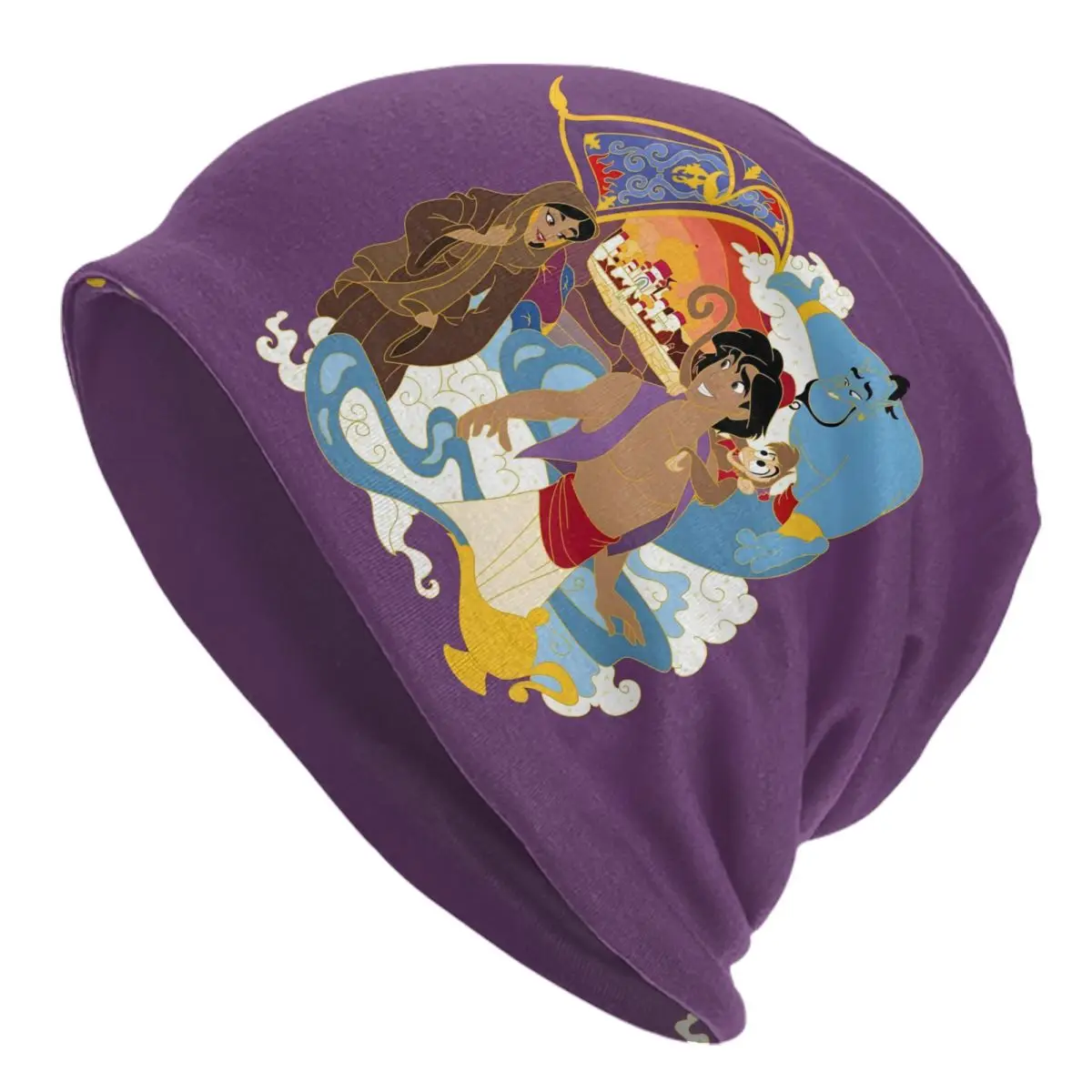 

Шапки-бини Aladdin Skullies на заказ, зимняя теплая вязаная шапка унисекс для мужчин и женщин в стиле хип-хоп для взрослых, музыкальный фэнтезийный фильм, капот, шапка