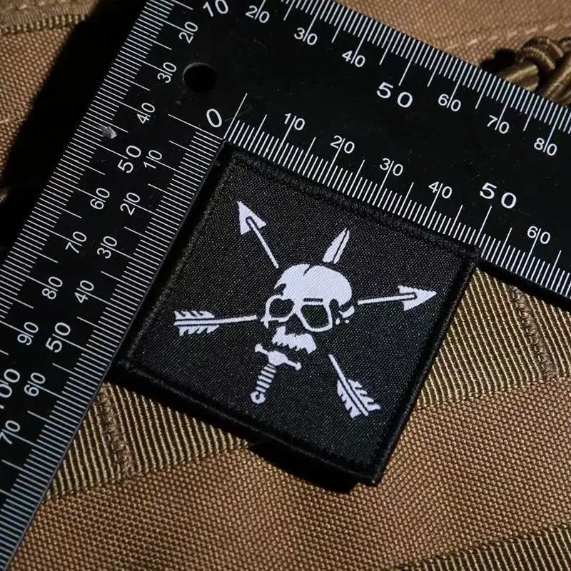 Tactical internet celebrity, American green beret, embroidered Velcro, Land special small, morale badge