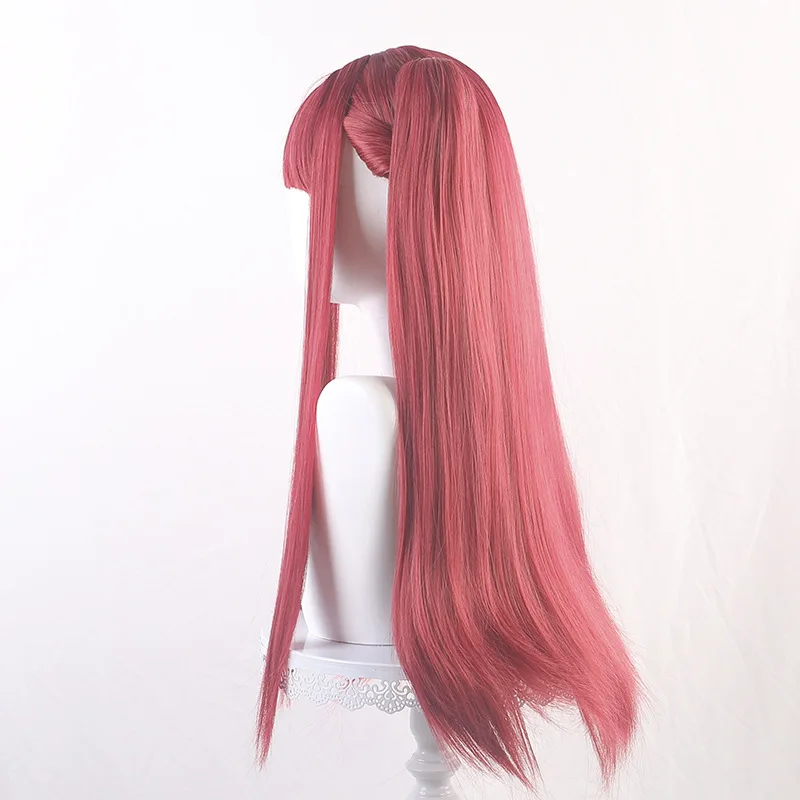 Peluca sintética ondulada larga, línea de cabello Natural, parte media, fibra resistente al calor, fiesta de Cosplay, uso diario