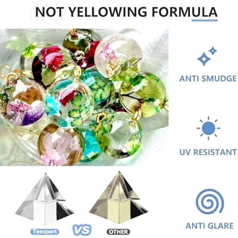 Mehrere schnell trocknende, farblose, transparente UV-Harzkleber, UV-Flüssigkeit, UV-Härtung, ideale Handwerk-DIY-Schmuckherstellungswerkzeuge – Detail 6