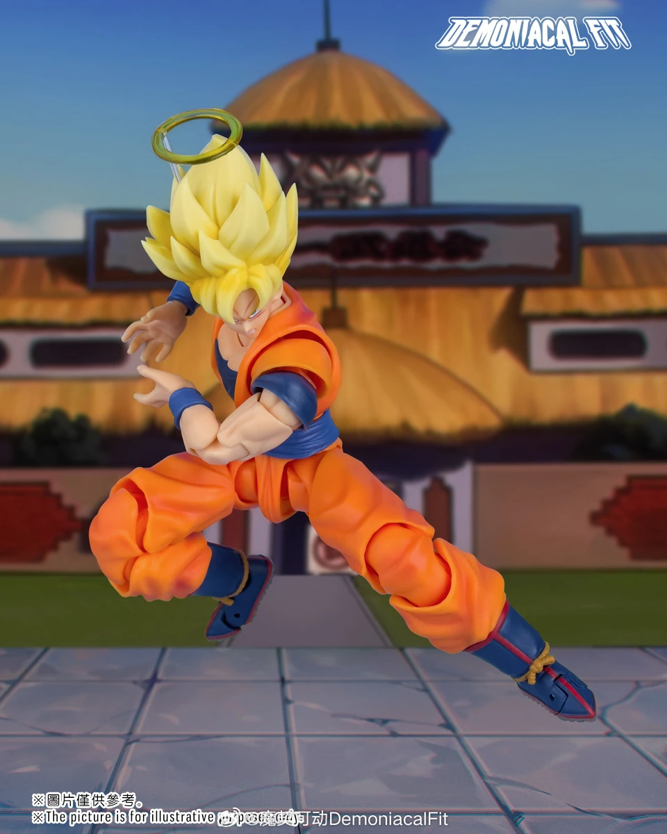 Auf Lager Super Saiyajin Goku Action Figure Demoniacal Fit Dragon Ball 3,0 Körper Figur Sammeln Schreibtisch Dekor Modell Spielzeug Geschenke