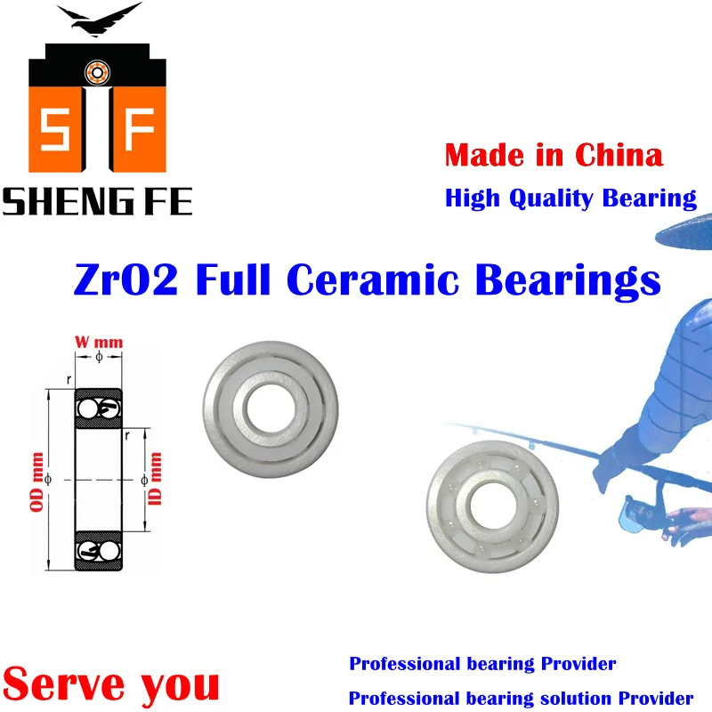 693 Bearing MR693 3x8x4 P2| ZrO2 Ceramic Bearing |Fishing Reel Bearing 830 Apparatus Bearing|Seawater Bearing/Salt water Bearing