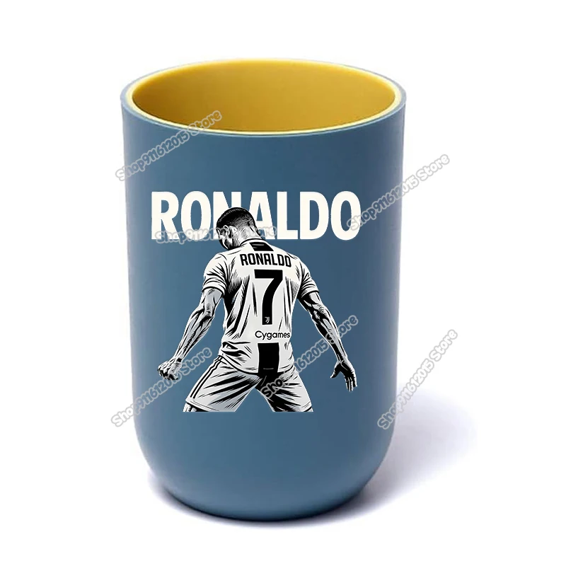 CR7 Ronaldo Children Toothbrush Cup Football Star Kids Mouth Rinsing Cups Bathroom Toothbrush Holder​ Boy Girl Home Water Cup