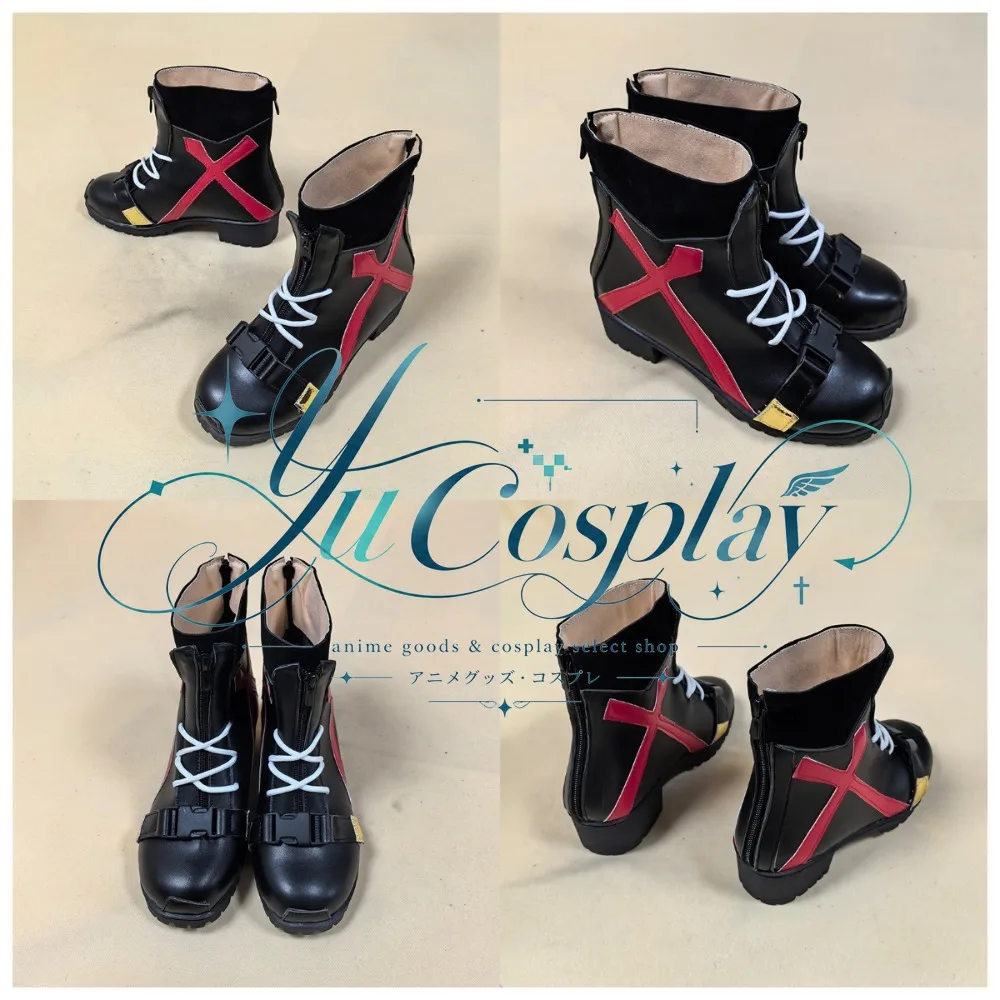 Game Character Closure Cosplay Shoes Custom Boots Convention Event Performance Footwear