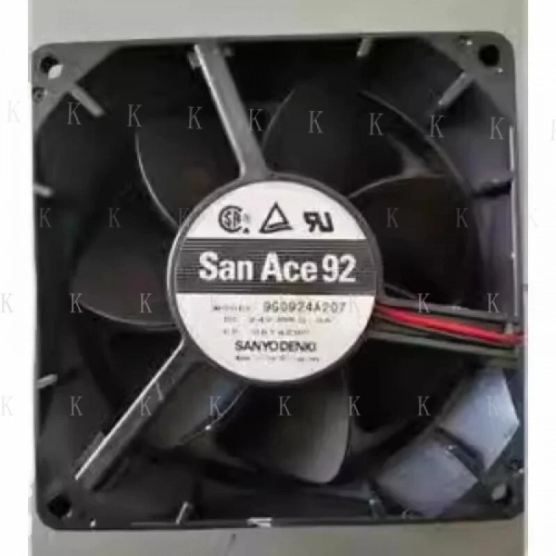 

C FOR Sanyo 9G0924A207 24V 0.3A 92*92*32MM 2-Wire Inverter Cooling Fan