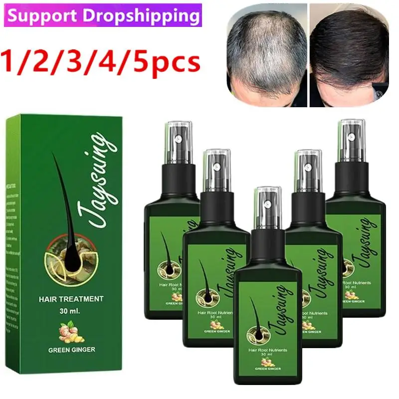 

Lot Hairrebirth Herbal Spray Regrowth Nourishing Ginger Oil Serum Promote Quickly Grow Thick Hair Regrowth Products For Men Wome