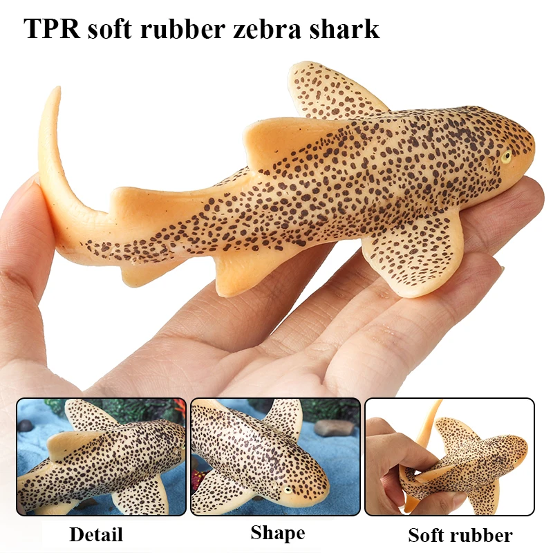 Oenux Meeresleben Tier Tintenfisch Krabbe Clownfisch Lionfish Seestern Hai Schmetterling Fisch Fliegender Fisch TPR Weiches Modell Spielzeug Kind Geschenk – Detail 21