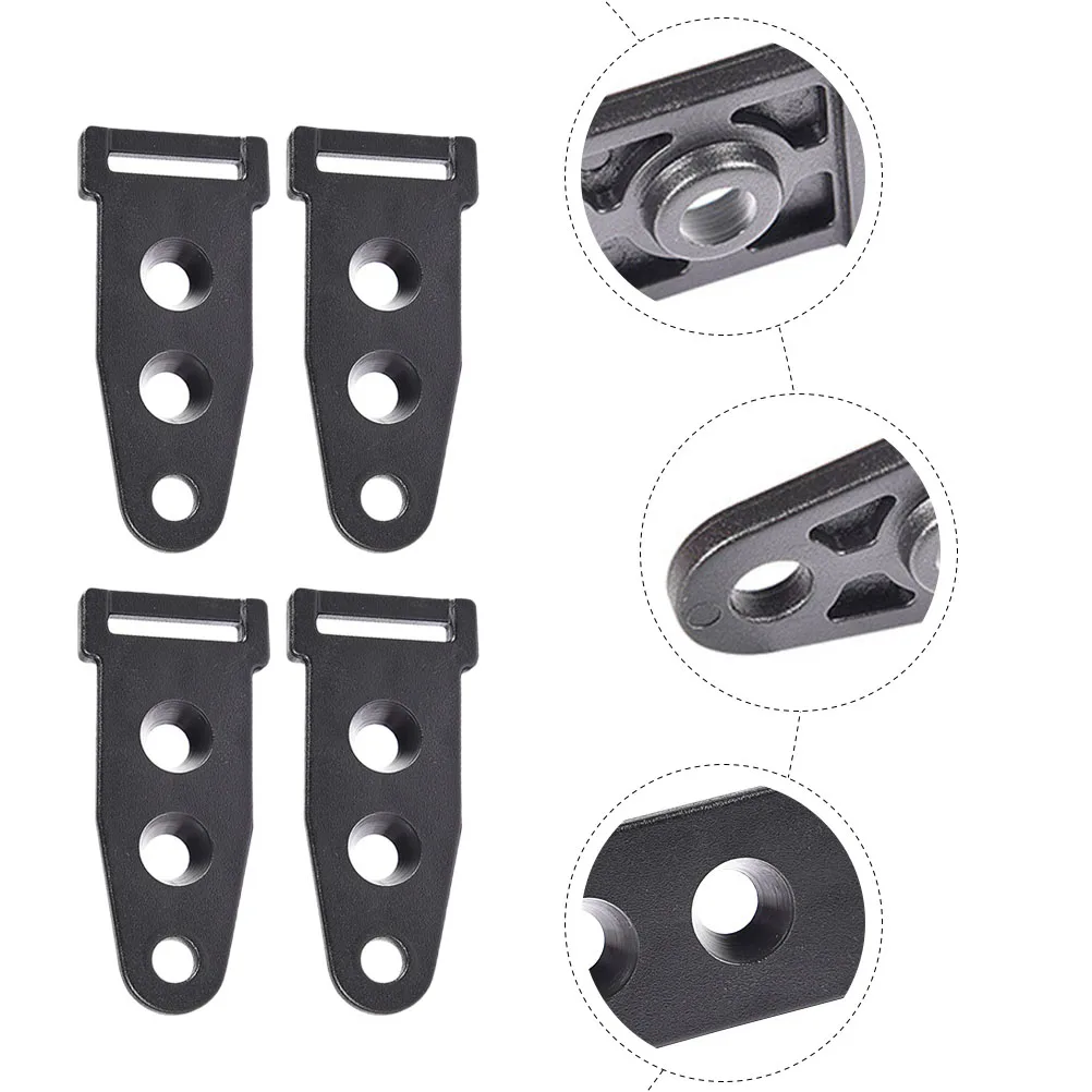 

10 Pcs Tent Buckle Rod Connector Spare Part Canopy Webbing Adjuster Plastic Camping Supply