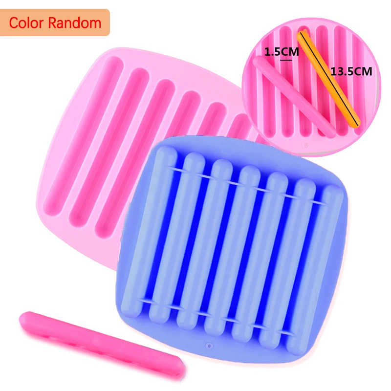 7 Finger Biscuit Silicone Mold For Chocolate Candy Fingers Biscuit Cake Form Pastry Stick Cookies Cake Decoration Tools