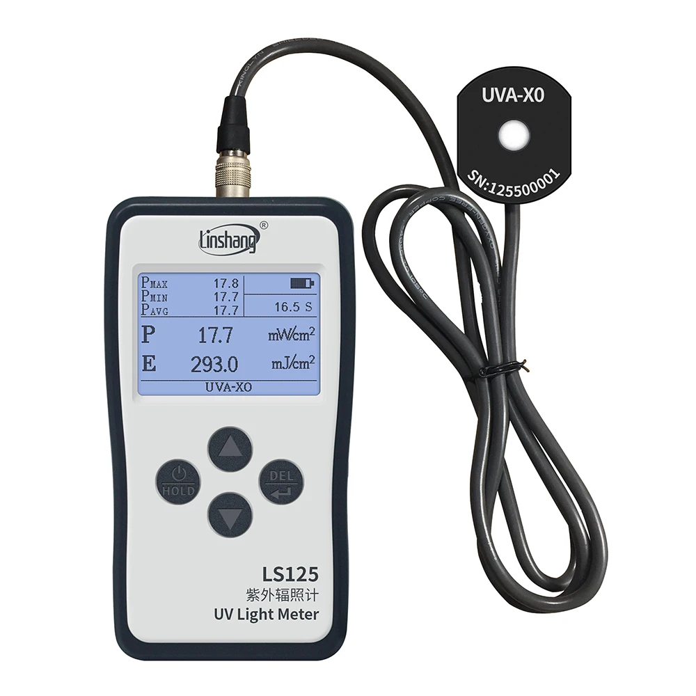 Linshang LS125 Meter Sanpo Uv Meter Sunligh Radiation Radiation Meter Ultraviolet sunlight