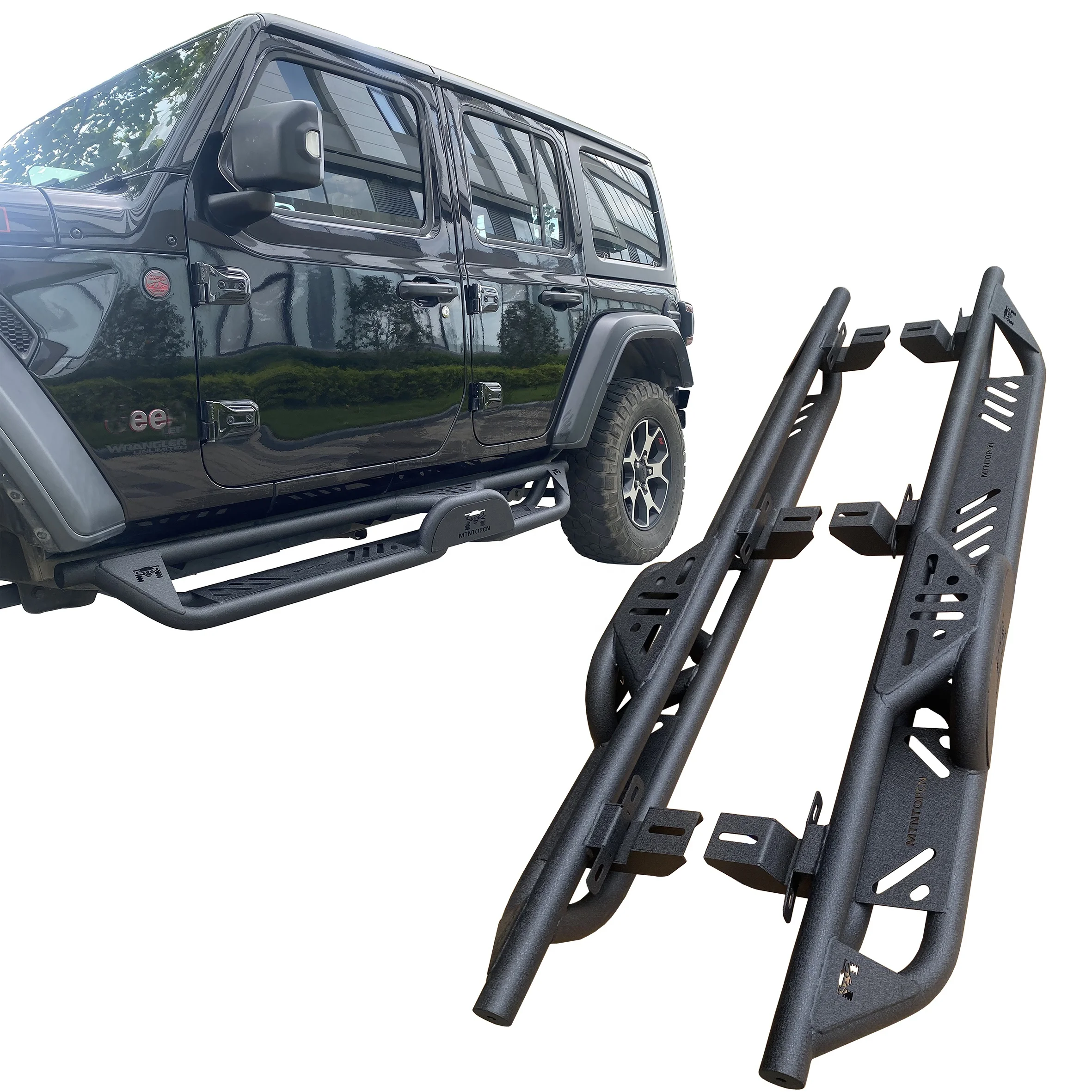 

Боковые подножки для jeep wrangler jl jlu 4 door 2018-2024