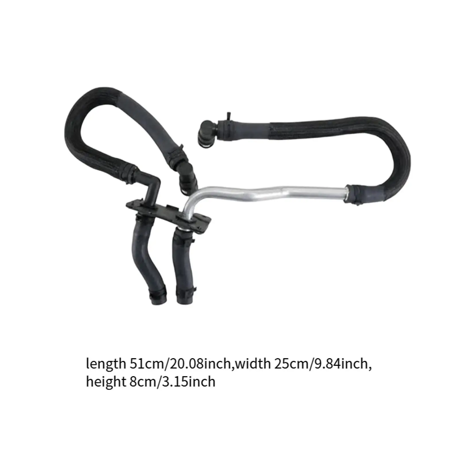

Easy Install Car Heater Hose Assembly Black Rubber Spare Parts for Jeep Grand Cherokee and Dodge Durango Engine Heating
