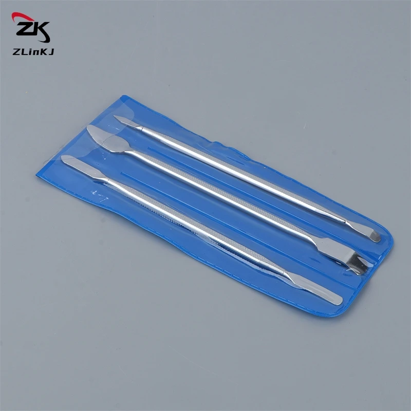 3pcs Universal Repair Opening Tools Metal Laptop Phone Disassemble Crowbar Kit Steel Pry Phone Spatula Hand Repairing Tool Set