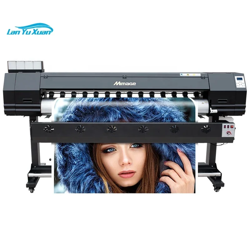 Distributor wanted Mimage 1.8m DX5/i3200/XP600 eco solvent wide format printer outdoor banner/tarpaulin/vinyl printer price