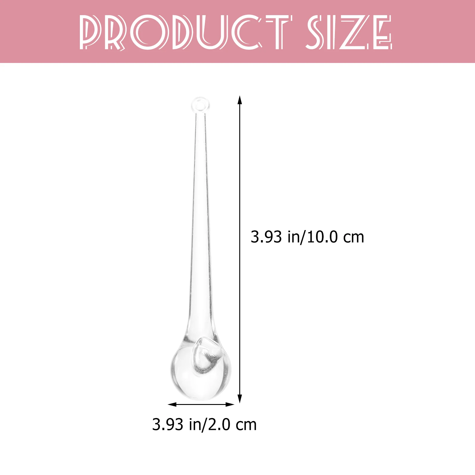 10 قطعة كريستال معلق ديكور الاكريليك قطرة الماء المعلقات لحفل زفاف المنزل تركيب المصابيح تزيين مُثبت