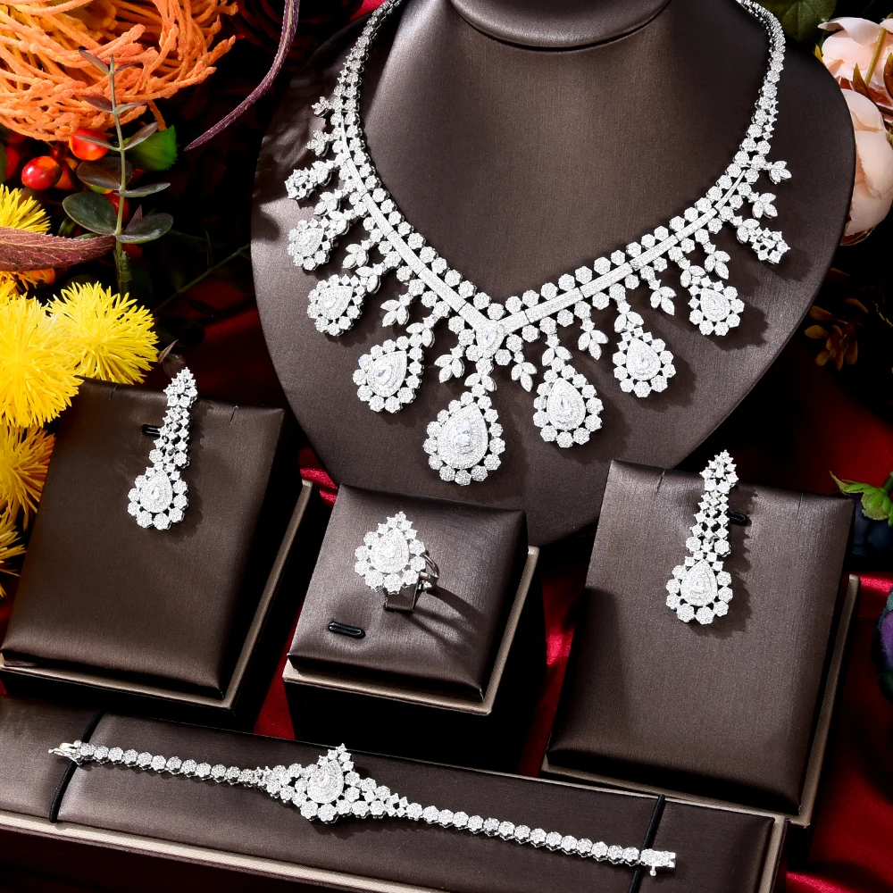 

GODKI Famous Brand 2layers Luxury African Jewelry Sets For Women Wedding Party Zircon Crystal Dubai Bridal Jewelry Set Gift