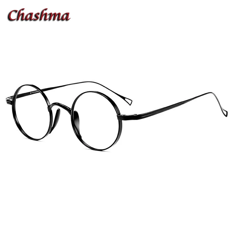 Ultra Light Frame Round Rimless Titanium Eyeglasses Men Hige Prescription Use Recipe Blue Light Block Lenses for Women