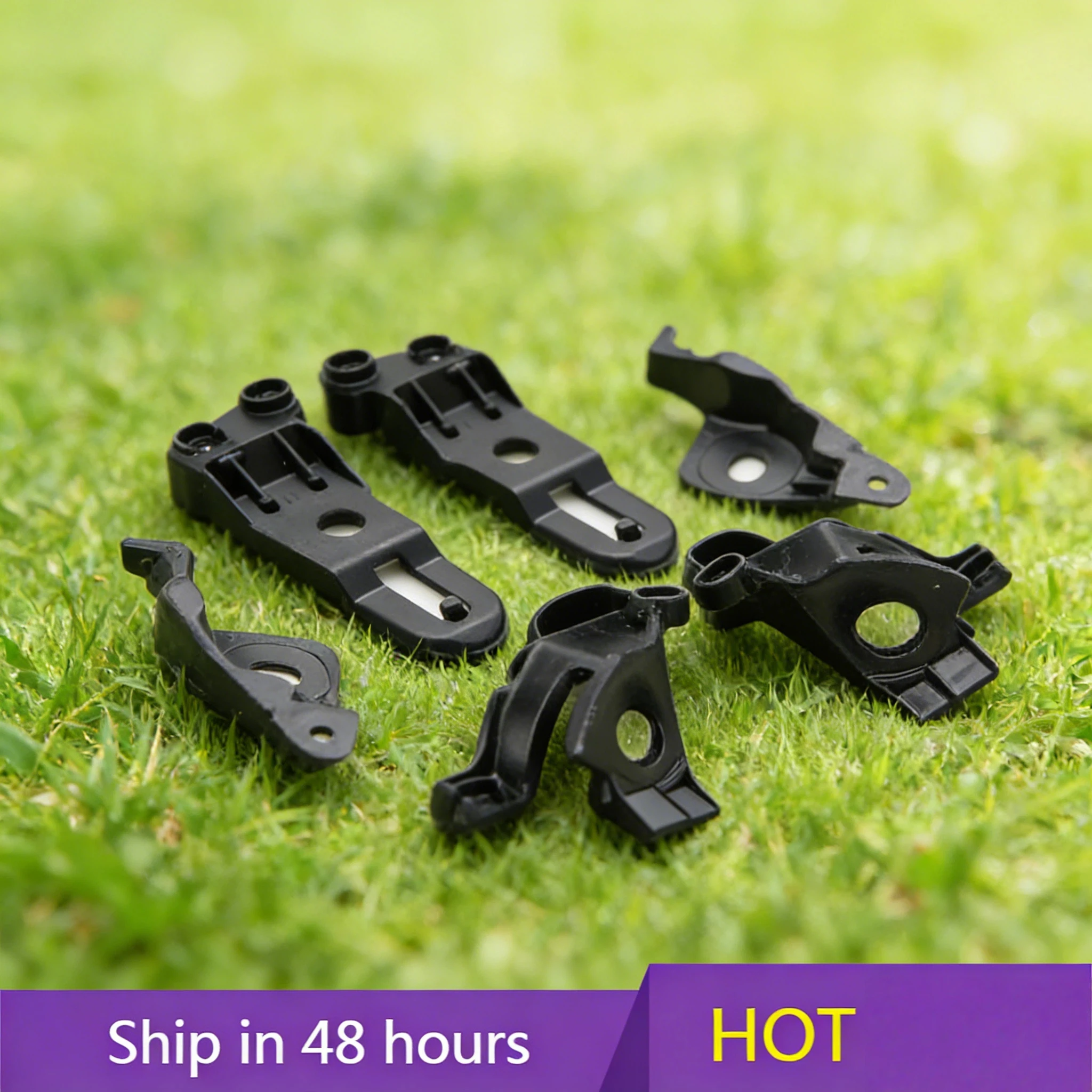 

Для Lexus ES200 260 300 350 2018-2022: Комплект для ремонта фар, пластиковые крепежные уголки, черные фиксаторы для фар, держатели фар