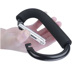Carabiner Clip Shopping Hook D-shape Large Aluminum Alloy Carabiner for Climbing Camping Hiking Safety Mountaineering Buckle
