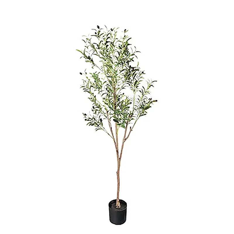 Lvba Nordic ins simulated olive tree green plant potted floor fake plant window ornament interior home decoration