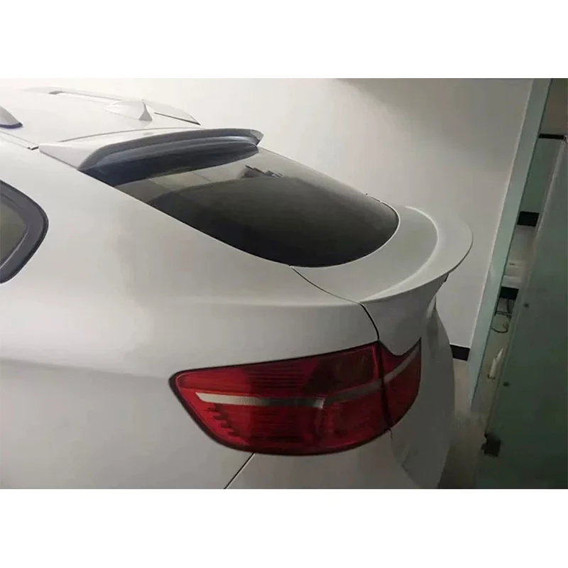 For BMW X6 E71 2008-2013 High Quality ABS Material Car Rear Wing Primer Color Rear Spoiler Auto Accessories Car Styling