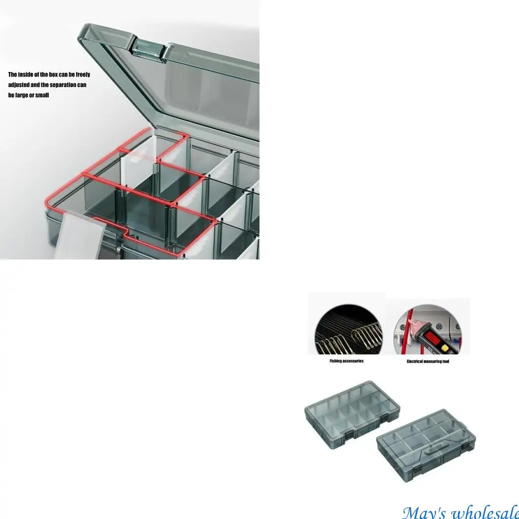 

Ящик-органайзер с утолщенными винтами и отделениями для крышек. Разделитель для инструментов 448A.